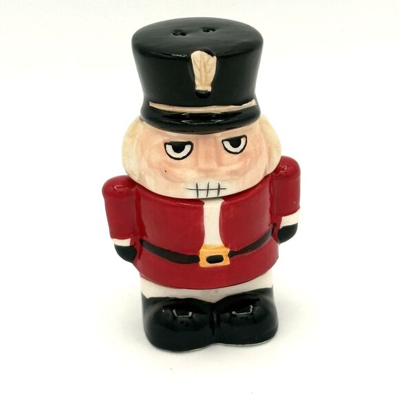 Unknown Other - Ceramic Christmas Soldier Salt & Pepper Shaker Set 4"